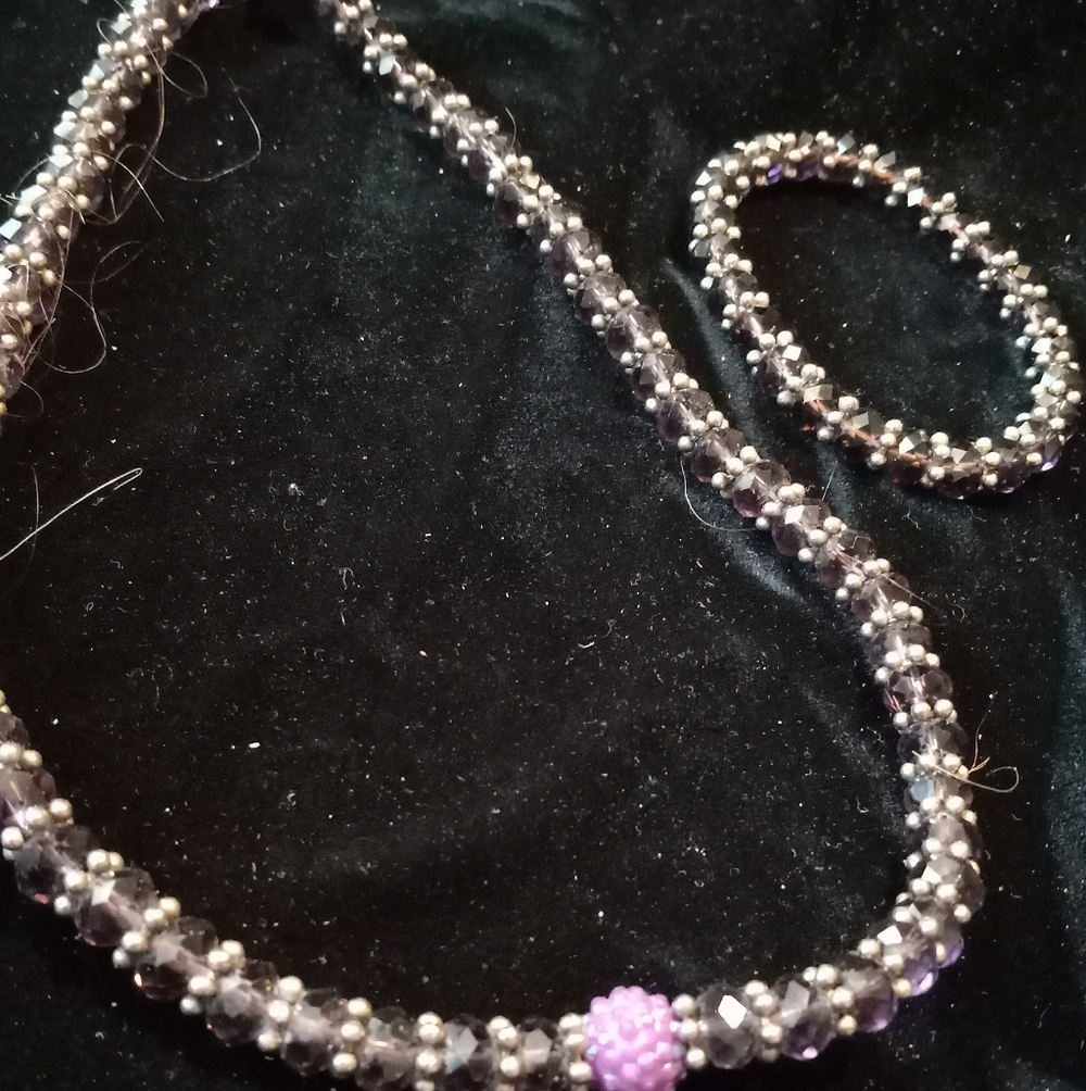 Amethyst Neclace Bracelate